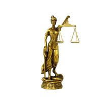 Estatueta Decorativa Deusa da Justiça G - Escultura Decorativa Clássica com Detalhes Finos - Design Único de Qualidade! - Prime Home Decor