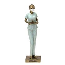 Estatueta Decorativa Enfermeira Em Resina - Espressione