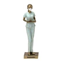 Estatueta Decorativa Enfermeira Em Resina - Espressione Estatueta Decorativa Enfermeira Em Resina - Espressione