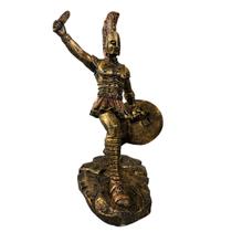 Estatueta Decorativa Guerreiro Leonidas em Resinas 28 CM
