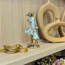 Estatueta Decorativa Mãe com Filhos Elo de Amor