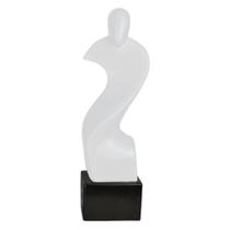 Estatueta Decorativa Sculp Homem Branca - G