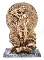 Estatueta Deusa Lilith Pequena Dourada Com Prata
