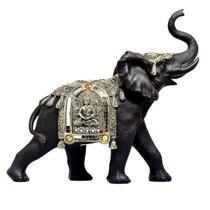 Estatueta Elefante Animal Sagrado Indiano Em Resina 31 Cm