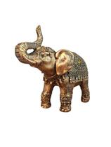 Estatueta Elefante De Resina Indiano Grande Da Sorte