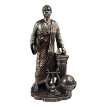 Estatueta Em Resina Pitágoras Pensador Grego Decorativa Estatueta Em Resina Pitágoras Pensador Grego Decorativa