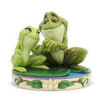 Estatueta Enesco Disney Traditions A Princesa e o Sapo