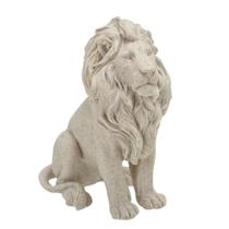 Estatueta Escultura Estátua Enfeite Leão Decorativo Casa Sala Quarto Escritório Mesa Rack Estante Decoração Presente Bege Claro Resina Consultório Estatueta Escultura Estátua Enfeite Leão Decorativo Casa Sala Quarto Escritório Mesa Rack Estante Decoração Presente Bege Claro Resina Consultório