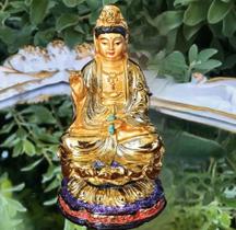 Estatueta Estatua Kuan Yin Deusa Buda