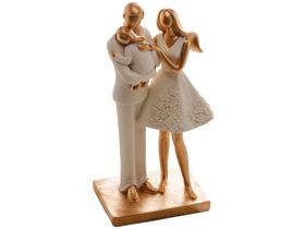 Estatueta Família de Resina Wolff