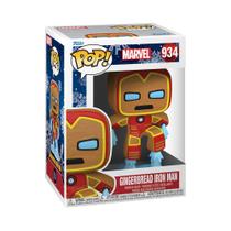 Estatueta Funko Pop! Marvel Gingerbread Homem de Ferro 10cm Estatueta Funko Pop! Marvel Gingerbread Homem de Ferro 10cm