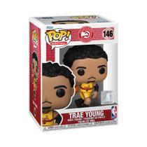 Estatueta Funko Pop! NBA Hawks Trae Young 10cm - Edição City Estatueta Funko Pop! NBA Hawks Trae Young 10cm - Edição City
