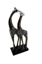 Estatueta Girafa Decorativa Grande Decoração Casal Luxo - NATUARTE