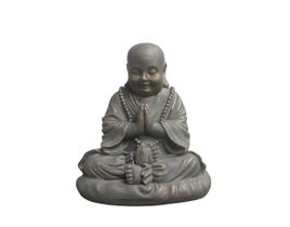 Estatueta Hi-Line Gift Ltd Buddha rezando em pequena poliresina