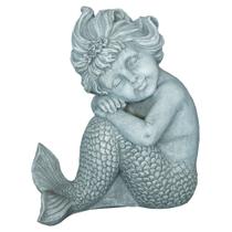 Estatueta Hi-Line Gift Ltd Child Mermaid Polyresin
