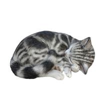 Estatueta Hi-Line Gift Ltd., poliresina Sleeping Cat, 26x20x11 cm