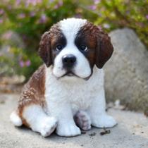 Estatueta Hi-Line Gift Ltd Saint Bernard Puppy 17,5 cm