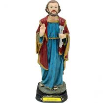Estatueta Imagem De São Pedro Escultura Enfeite Resina 16cm Estatueta Imagem De São Pedro Escultura Enfeite Resina 16cm