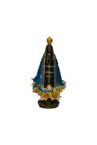 Estatueta Imagem Nossa Senhora Aparecida 23cm Em Resina Estatueta Imagem Nossa Senhora Aparecida 23cm Em Resina