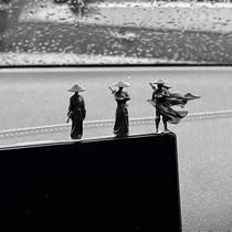Estatueta ITUBLE Wulin Swordsman Anime Car Dashboard, 3 peças
