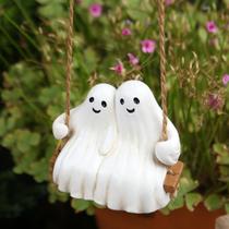 Estatueta JARPSIRY Swing Ghost Couple em resina 7,8 cm Estatueta JARPSIRY Swing Ghost Couple em resina 7,8 cm