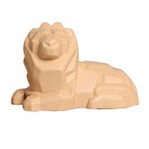 Estatueta Leão Deitado em Cerâmica Decorativo Home Galak Estatueta Leão Deitado em Cerâmica Decorativo Home Galak