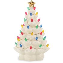 Estatueta Lenox Treasured Traditions Ivory Lighted Tree