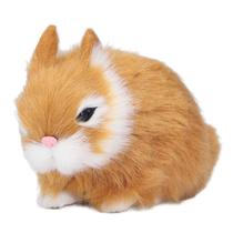 Estatueta macia em miniatura de coelhos de pelúcia TOTITOM Bunny (laranja)