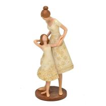 Estatueta Mãe c/ Filha Decorativa Mabruk