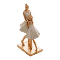 Estatueta Mãe E Filha Abraço Resina 20cm Wolff Decoração Estatueta Mãe E Filha Abraço Resina 20cm Wolff Decoração