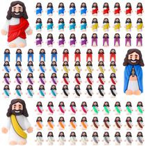 Estatueta Mini Jesus Bememo, 100 peças de lembrancinhas religiosas a granel
