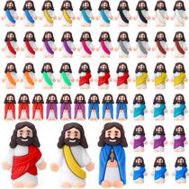 Estatueta Mini Jesus Bememo, 50 peças de lembrancinhas religiosas a granel