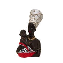 Estatueta Negra Africana Boneca Namoradeira de Janela - 38739