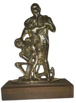 Estatueta O Ceifador Bronze Escultura Médico Paciente Obra - Wilmil