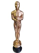 Estatueta Oscar Dourada Hollywood Cinema Decoração Fantasia