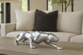 Estatueta Pantera Negra Onça Jaguar Decoração Estatueta Pantera Negra Onça Jaguar Decoração
