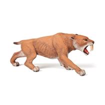 Estatueta Papo Smilodon Saber-Tooth Cat 16,5 cm pré-histórica Estatueta Papo Smilodon Saber-Tooth Cat 16,5 cm pré-histórica