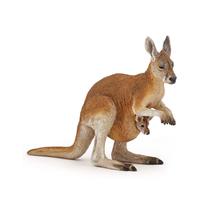 Estatueta Papo Wild Animal Kingdom Kangaroo com Joey 50188 Estatueta Papo Wild Animal Kingdom Kangaroo com Joey 50188