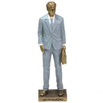 Estatueta Profissão Advogado Escultura Enfeite Resina 25cm Estatueta Profissão Advogado Escultura Enfeite Resina 25cm