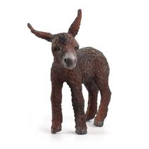 Estatueta realista de brinquedo modelo de animal selvagem de PVC de Poitou Donkey