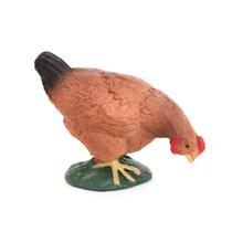 Estatueta realista de galinha em PVC, modelo animal, brinquedo educacional para crianças Estatueta realista de galinha em PVC, modelo animal, brinquedo educacional para crianças