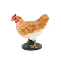Estatueta realista de galinha em PVC, modelo de animal de fazenda para crianças