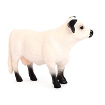 Estatueta realista Galoway Cow PVC Farm Animal Model Kids
