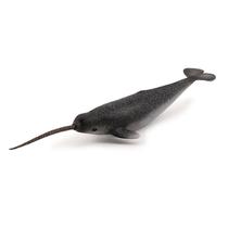 Estatueta realista Narwhal PVC Ocean Animal modelo 27,5 cm