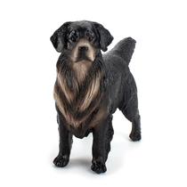 Estatueta realista para cães Rottweiler, modelo animal de PVC, 22 cm Estatueta realista para cães Rottweiler, modelo animal de PVC, 22 cm