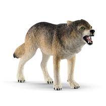 Estatueta Schleich Wild Life - Lobo Cinzento Realista