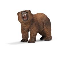 Estatueta Schleich Wild Life Realistic Grizzly Bear de 6,6 cm para crianças Estatueta Schleich Wild Life Realistic Grizzly Bear de 6,6 cm para crianças