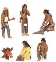 Estatueta Woodland Scenics Scenics Scenes Setters Native Americans 1.5
