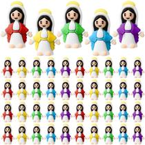 Estatuetas ARCHCRTC Little Virgin Mary 50 peças de PVC multicolorido