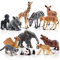 Estatuetas de Animais da Floresta Toymany - 12 Peças para Crianças Estatuetas de Animais da Floresta Toymany - 12 Peças para Crianças